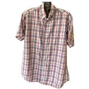 Southern Outfitters Southern Marsh Plaid Stripe Shirt Size M